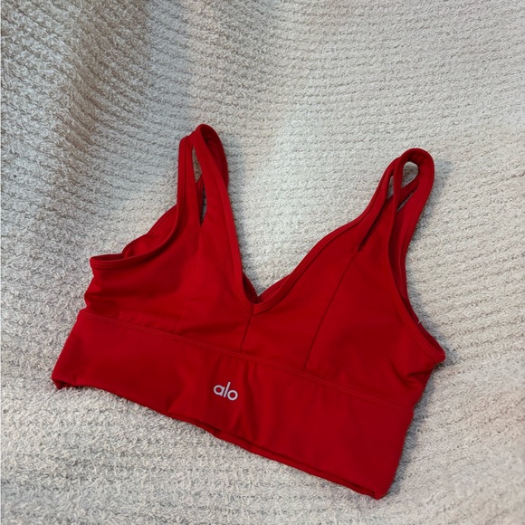 ALO yoga red bra - Picture 2 of 5